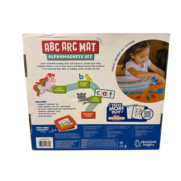 Educational Insights ABC Arc Mat AlphaMagnets® Set – Alphabet Magnets for Kids - Picture 3 of 7